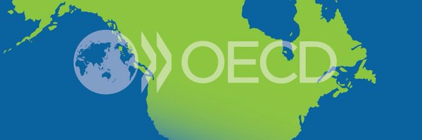 OECD logo and map