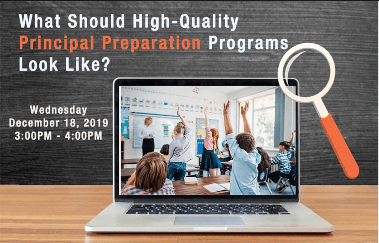 What Should High-Quality Principal Preparation Programs Look Like?