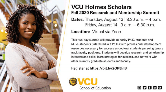 VCU Holmes Scholars 2020 Research and Mentorship Summit